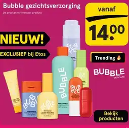 Etos Bubble gezichtsverzorging aanbieding