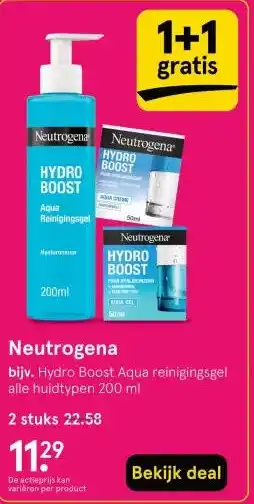 Etos Neutrogena aanbieding
