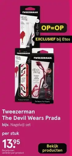 Etos Tweezerman The Devil Wears Prada aanbieding