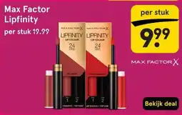 Etos Max Factor Lipfinity aanbieding