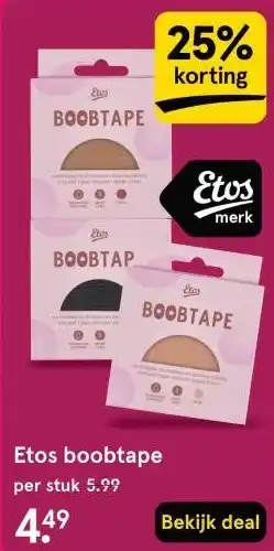 Etos Etos boobtape aanbieding