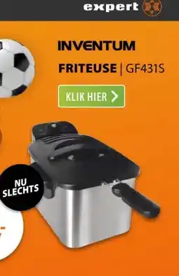 Expert Inventum GF431S Rvs aanbieding
