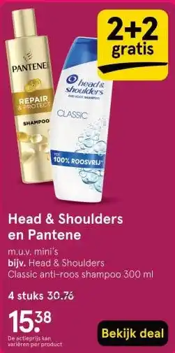 Etos Head & Shoulders en Pantene aanbieding