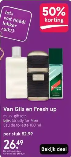 Etos Van Gils en Fresh up aanbieding