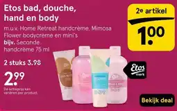 Etos Etos bad, douche, hand en body aanbieding