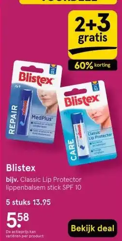 Etos Blistex aanbieding