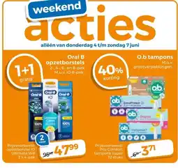Trekpleister Oral B opzetborstels aanbieding