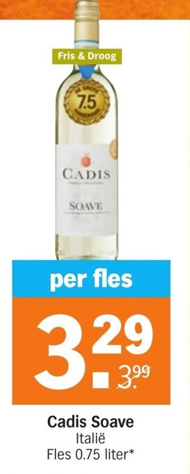 Albert Heijn Cadis soave aanbieding