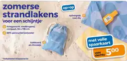Trekpleister zomerse strandlakens aanbieding