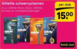 Etos Gillette scheersystemen aanbieding