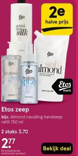Etos Etos zeep aanbieding
