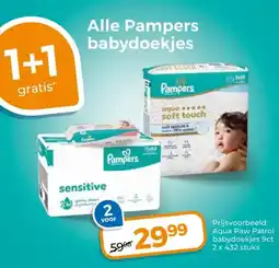 Trekpleister Alle Pampers babydoekjes aanbieding
