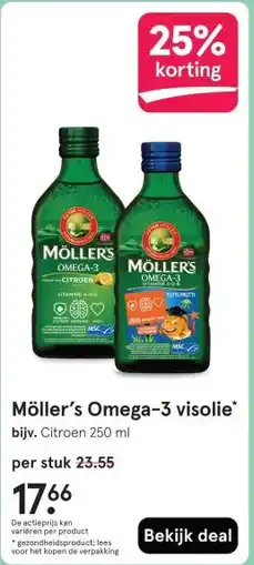 Etos Möller's Omega-3 visolie aanbieding