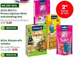 Welkoop Alle Vitakraft snacks aanbieding