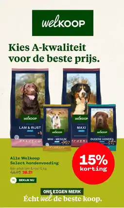 Welkoop Alle Welkoop Select hondenvoeding aanbieding