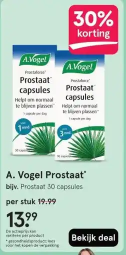 Etos A. Vogel Prostaat' aanbieding