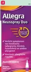 Etos Allegra neusspray Duo Flacon aanbieding