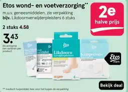 Etos Etos wond- en voetverzorging aanbieding