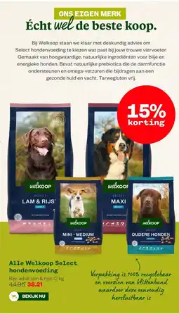 Welkoop Alle Welkoop Select hondenvoeding aanbieding