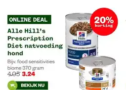 Welkoop Alle Hill's Prescription Diet natvoeding hond aanbieding
