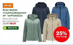 Welkoop Alle dames vrijetijdsjassen of softshells aanbieding