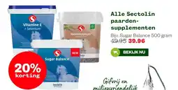Welkoop Alle Sectolin paarden- supplementen aanbieding