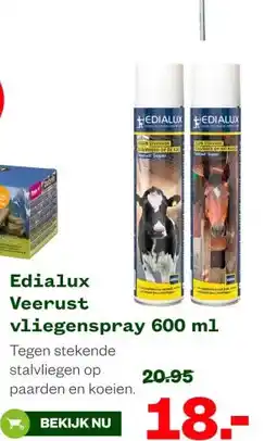 Welkoop Edialux Veerust vliegenspray aanbieding