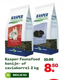 Welkoop Kasper Faunafood konijn- of caviakorrel aanbieding