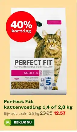 Welkoop Perfect Fit kattenvoeding 1,4 of 2,8 kg aanbieding
