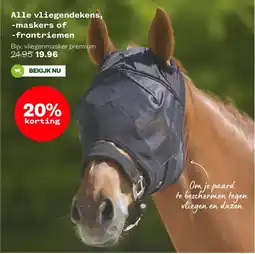Welkoop Alle vliegendekens, -maskers of -frontriemen aanbieding