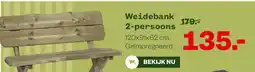 Welkoop Weidebank 2-persoons aanbieding