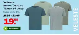 Welkoop Veleste heren T-shirt Timon of Jaap aanbieding