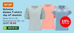 Welkoop Veleste dames T-shirt Joy of Jasmin aanbieding