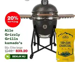 Welkoop Alle Grizzly Grills kamado's aanbieding