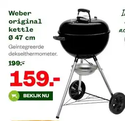 Welkoop Weber original kettle Ø 47 cm aanbieding