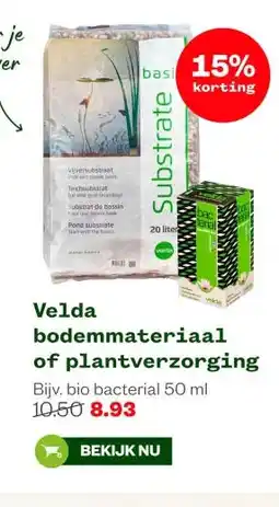 Welkoop Velda bodemmateriaal of plantverzorging aanbieding