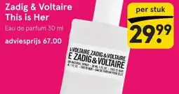 Etos Zadig & Voltaire This is Her aanbieding