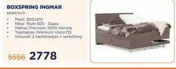 TotaalBED BOXSPRING INGMAR aanbieding