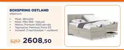 TotaalBED BOXSPRING OSTLAND aanbieding
