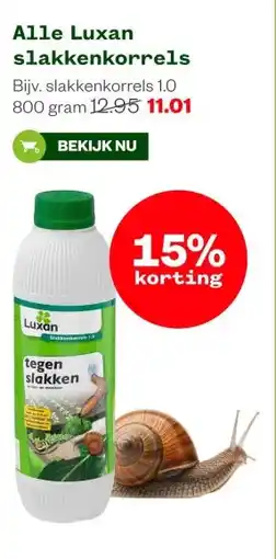 Welkoop Alle Luxan slakkenkorrels aanbieding