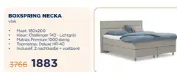 TotaalBED BOXSPRING NECKA aanbieding