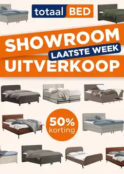 TotaalBED SHOWROOM UITVERKOOP aanbieding