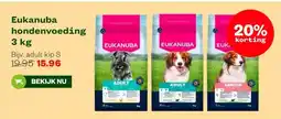 Welkoop Eukanuba hondenvoeding 3 kg aanbieding