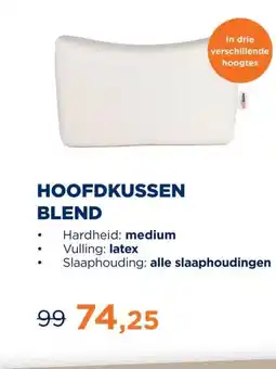 TotaalBED Hoofdkussen Blend Latex aanbieding