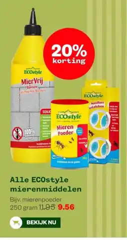 Welkoop Alle ECOstyle mierenmiddelen aanbieding