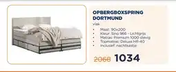 TotaalBED OPBERGBOXSPRING DORTMUND aanbieding