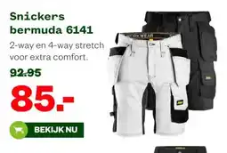 Welkoop Snickers bermuda 6141 aanbieding