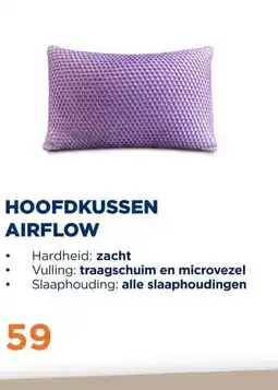 TotaalBED Hoofdkussen Airflow | traagschuim aanbieding