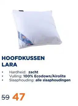 TotaalBED Hoofdkussen Lara ecodown/airolite aanbieding