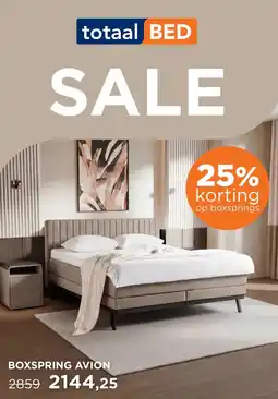 TotaalBED Boxspring Avion aanbieding